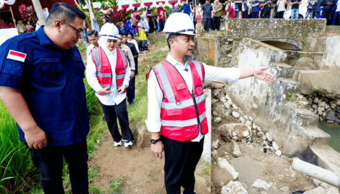 Gubernur Sulsel Mulai Rehabilitasi DI Balombong, Targetkan 800 Hektare Sawah Kembali Terairi