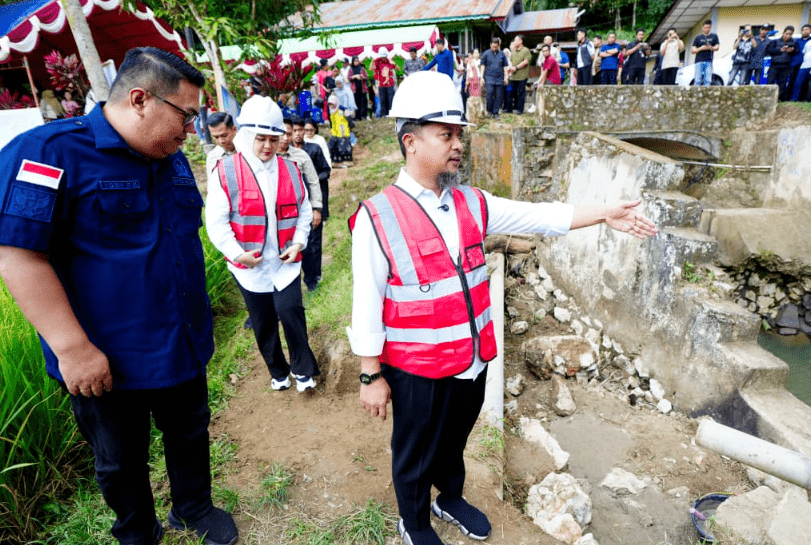 Gubernur Sulsel Ground Breaking Rehabilitasi DI Balombong Toraja Utara