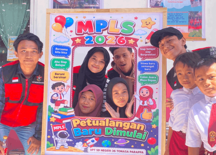 KKN Tematik Literasi Unhas Bangun Kolaborasi dengan Sekolah di Desa Laguruda