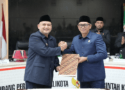Rapat Paripurna Persetujuan Rancangan Peraturan Daerah (Ranperda) tentang Pertanggungjawaban Pelaksanaan APBD Tahun Anggaran 2025 di Aula Sipakalebbi Balai Kota Makassar, Rabu (29/7/2026).