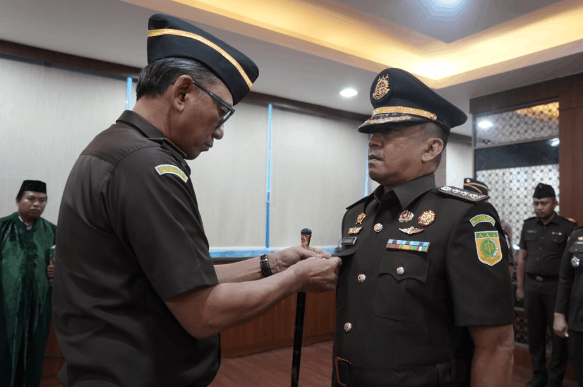 Pelantikan Aspidmil Kejati Sulsel Kolonel CHK Zulkarnain SH MH