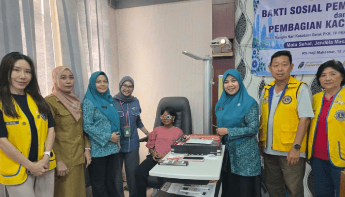 HKG PKK dan HUT Dekranas Hadirkan Pemeriksaan Mata Gratis, Ratusan Warga Sulsel Sudah Terlayani