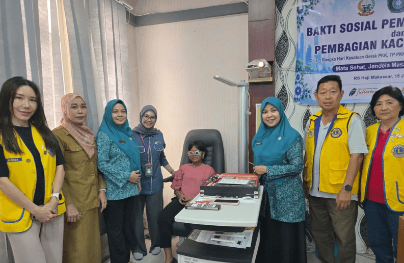 Pemeriksaan Mata Gratis HKG PKK ke-54 dan 46 Tahun Dekranas