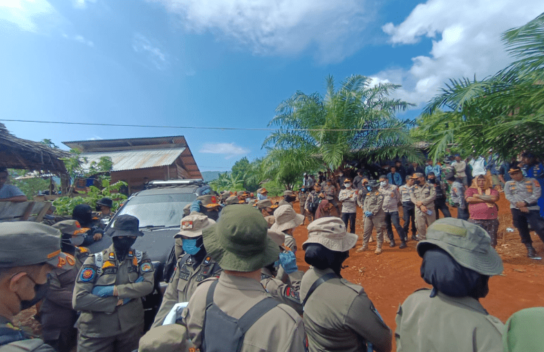 Penggusuran warga di Laoli Luwu Timur