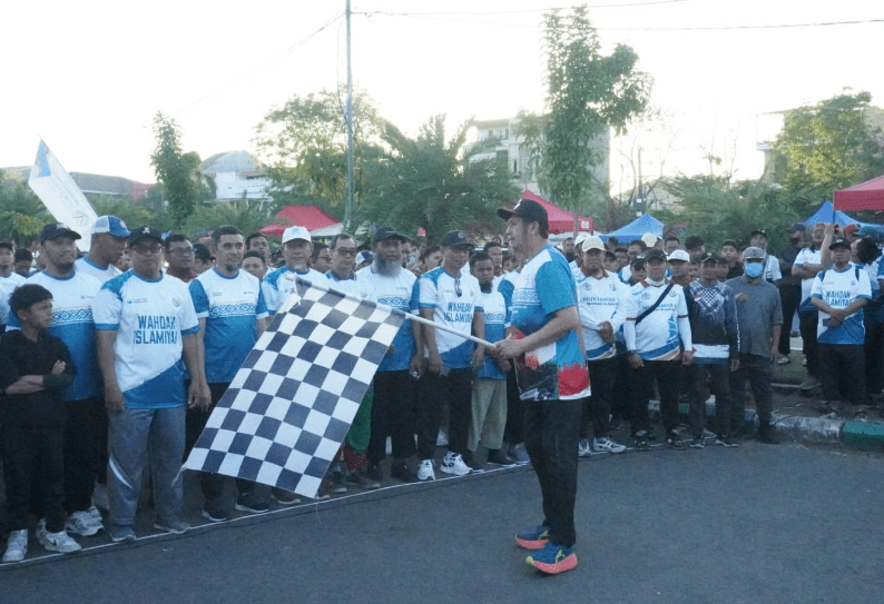 Sambut Muktamar V, Wahdah Islamiyah Gelar Jalan Sehat dan Talkshow Akbar di Makassar