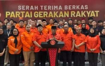 Rampungkan Verifikasi di 38 Provinsi, Partai Gerakan Rakyat Daftar ke Kementerian Hukum Hari Ini