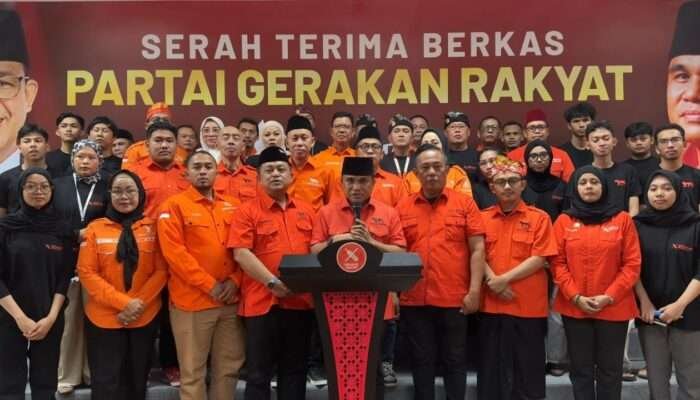 Rampungkan Verifikasi di 38 Provinsi, Partai Gerakan Rakyat Daftar ke Kementerian Hukum Hari Ini
