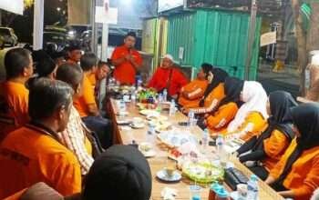 Asri Tadda saat menghadiri kegiatan silaturahmi bersama jajaran pengurus DPD dan DPC Partai Gerakan Rakyat se-Kota Makassar yang digelar pada Senin (27/7/2026).