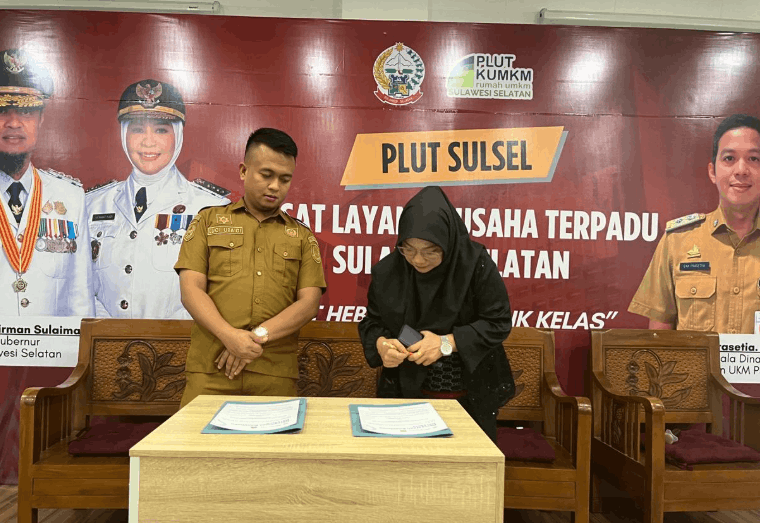 BelanjaUMKM10.000 MoU dengan UPT PLUT Sulsel, Buka Akses Pasar bagi Pelaku UMKM
