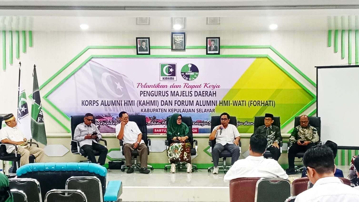 Diskusi pasca Pelantikan MD KAHMI Selayar