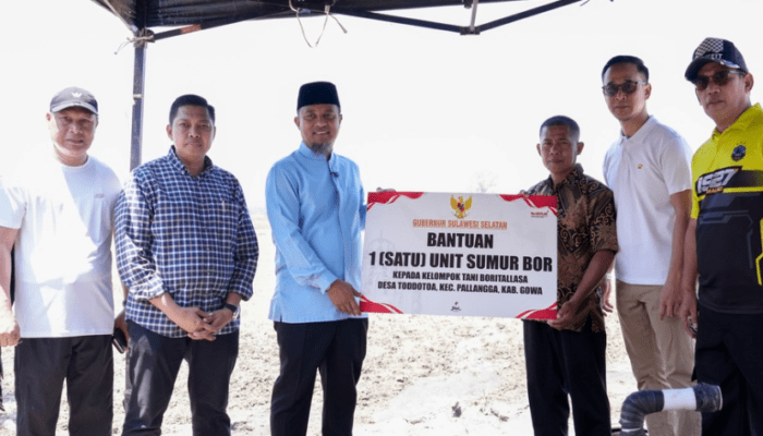 Pemprov Sulsel Salurkan Sumur Bor untuk Petani di Gowa, Air Sawah 40 Hektare Diperkuat