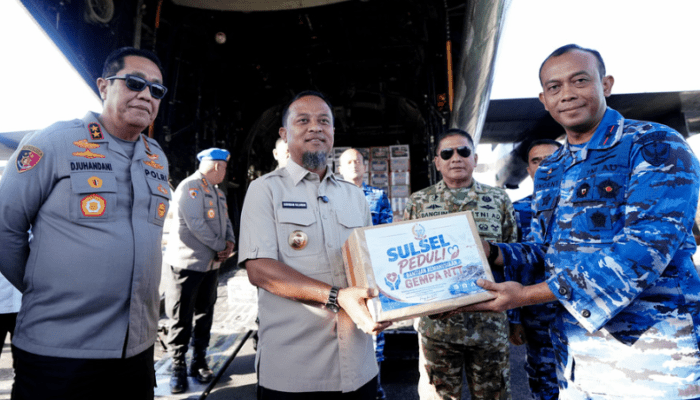 Pemprov Sulsel Kirim 30 Ton Bantuan Kemanusiaan untuk Korban Gempa NTT