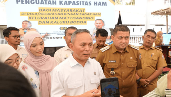 Mattoanging dan Kaluku Bodoa Jadi Kelurahan Percontohan Sadar HAM di Makassar