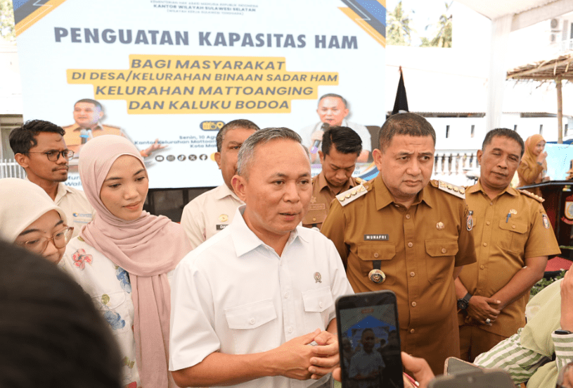Kota Makassar Jadi Percontohan Nasional, Dua Kelurahan Ditetapkan sebagai Binaan Sadar HAM
