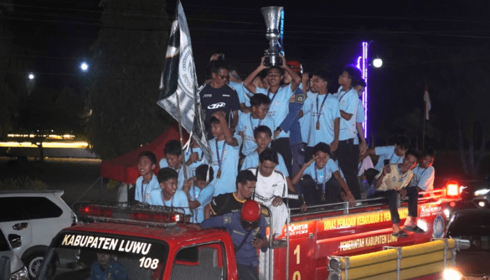 PS Luwu U-15 Juara Piala Suratin, Pemkab Luwu: Ini Kemenangan Seluruh Masyarakat