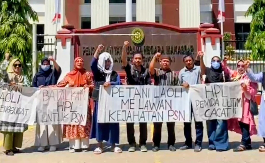 Petani Laoli Menggugat di PTUN Makassar