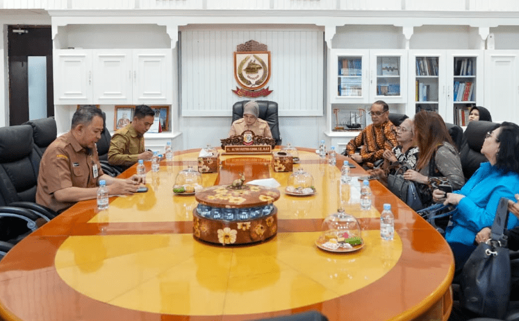 Wakil Wali Kota Makassar, Aliyah Mustika Ilham, menerima audiensi Gereja Protestan di Indonesia Bagian Barat (GPIB) Jemaat Bukit Zaitun
