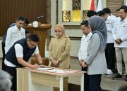 Pelantikan IKA ISMEI Sulselbartra, Aliyah Soroti Tantangan Transformasi Ekonomi Sulawesi