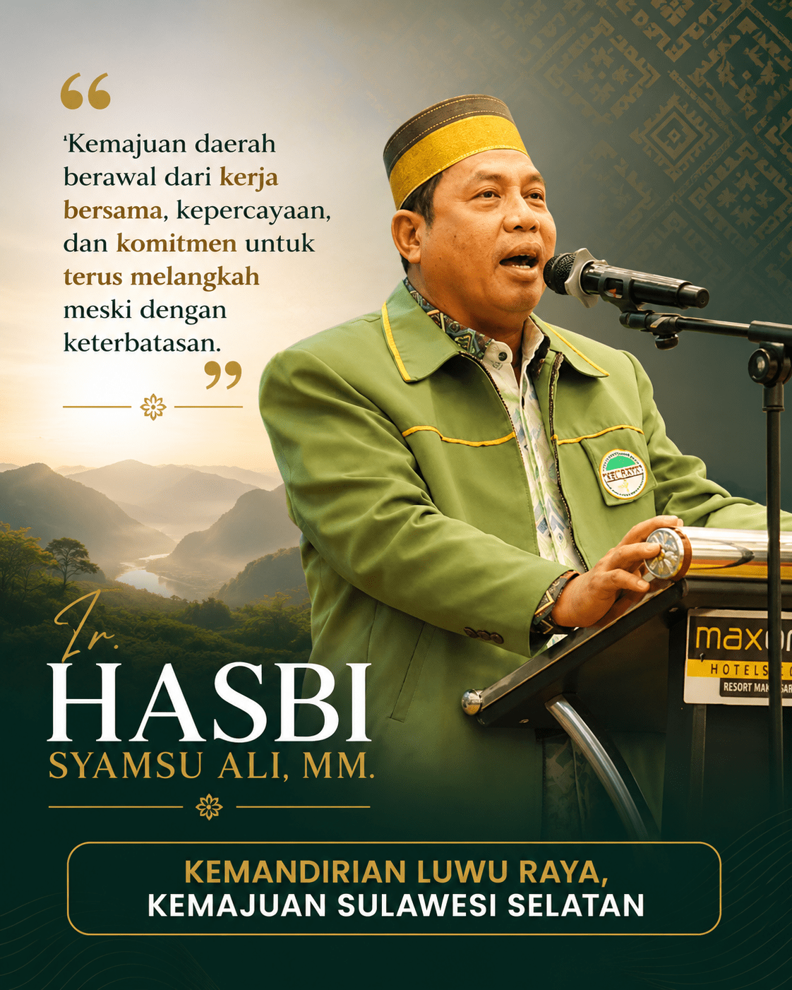 Ir Hasbi Syamsu Ali MM