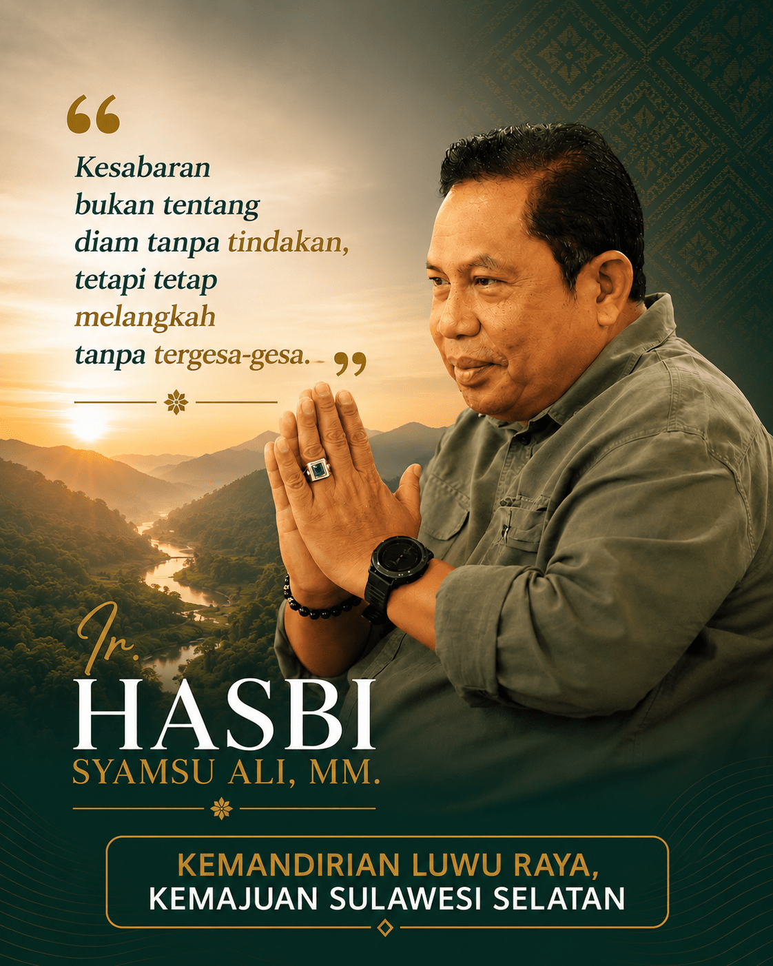 Ir Hasbi Syamsu Ali MM