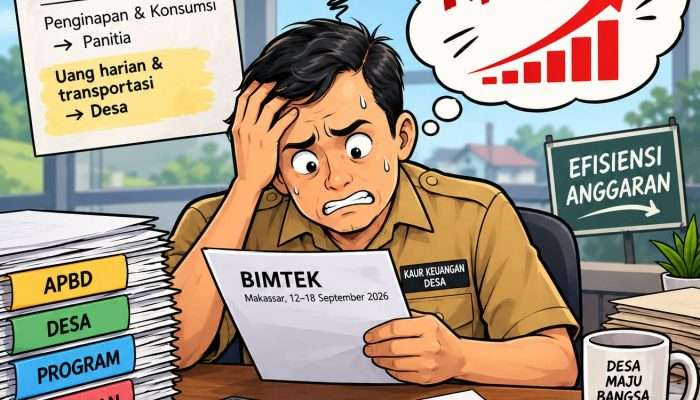 Bimtek DPMD Lutim di Makassar, Klaim Rp.7 Juta Dibantah Di Tengah Efisiensi Desa dan Daerah