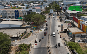 Jalan Aroepala Makassar Tuntas Dibeton