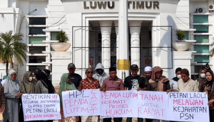 Sengketa Lahan Belum Usai, Petani Laoli Desak Pemkab Lutim Hentikan Aktivitas di Objek Sengketa