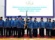 Sekda Jufri Rahman Kukuhkan Pengurus Korpri Enrekang Masa Bakti 2026-2031