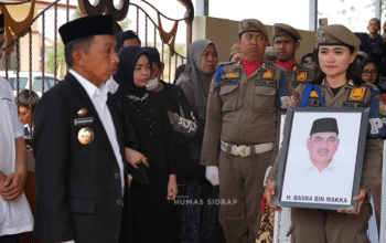 Syaharuddin Alrif Pimpin Pelepasan Jenazah Mantan Penjabat Bupati Sidrap