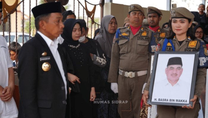 Bupati Sidrap Pimpin Pelepasan Jenazah Mantan Sekda dan Pj Bupati Basra