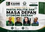 Lewat Diskusi Publik, KAHMI Sulsel Bakal Bahas Partai Politik dan Masa Depan Otonomi Daerah