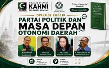 Lewat Diskusi Publik, KAHMI Sulsel Bakal Bahas Partai Politik dan Masa Depan Otonomi Daerah