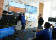 Appi mendatangi kantor Badan Meteorologi, Klimatologi, dan Geofisika (BMKG) Kelas I di Bandara Internasional Sultan Hasanuddin Makassar