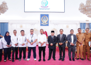 Audiensi Kepala Balai Besar Pelatihan Vokasi dan Produktivitas (BBPVP) Makassar, Nasrun Imullah, bersama jajaran di Rumah Jabatan Gubernur Sulsel