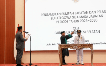 Darmawangsyah Muin Resmi Pimpin Gowa, Diminta Percepat Pelayanan dan Pembangunan