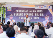 Gubernur Andi Sudirman Resmikan Jalan Burung-Burung–Bili-Bili