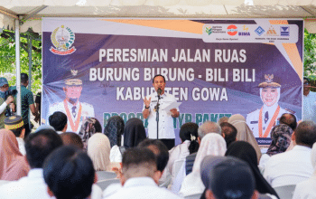 Rampung Lewat Skema Multiyears, Jalan Burung-Burung–Bili-Bili Resmi Dibuka