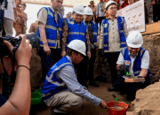 Gubernur Sulsel Bersama Menteri Kebudayaan Fadli Zon Letakkan Batu Pertama Revitalisasi Benteng Somba Opu