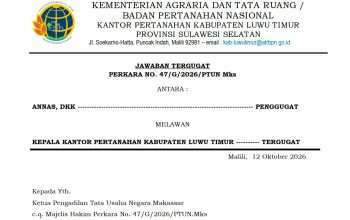 Jawaban BPN di Sidang PTUN Disorot, LBH Makassar Pertanyakan Verifikasi Lapangan HPL Laoli