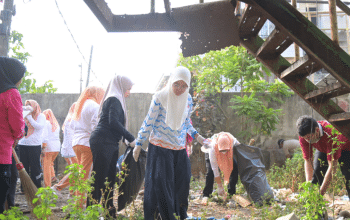 Melinda Aksa Pimpin Jumat Bersih, Kawasan TPS3R dan Rusunawa Panambungan Ditata
