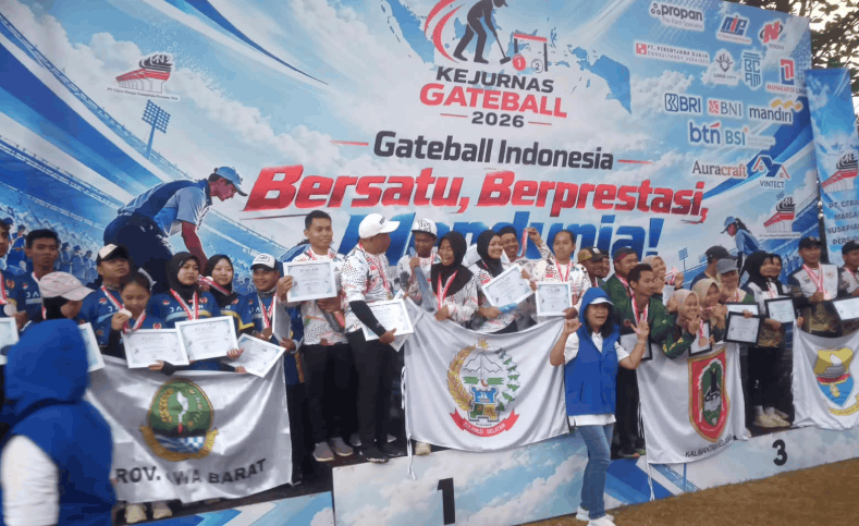 Kejurnas Gateball 2026 Sulawesi Selatan Raih Medali Emas Beregu Campuran dan Perunggu Tunggal Putra