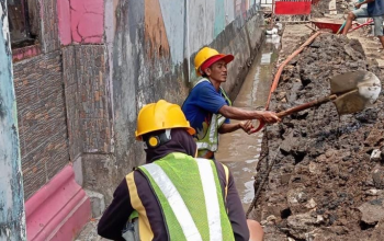 Jalan dan Drainase Pongtiku Dibenahi, Dinas PU Makassar Tunggu Material U-Ditch
