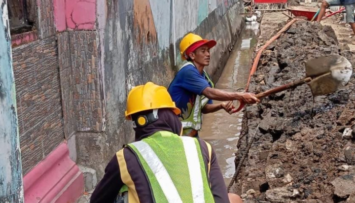 Jalan dan Drainase Pongtiku Dibenahi, Dinas PU Makassar Tunggu Material U-Ditch