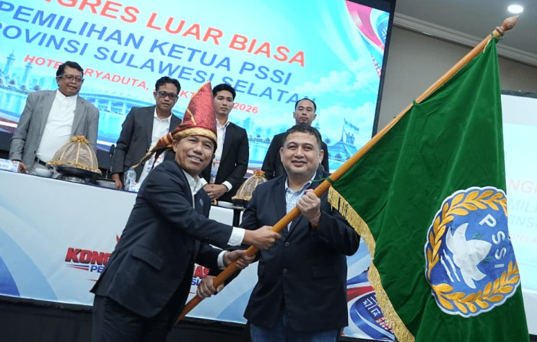 Munafri Arifuddin atau yang akrab disapa Appi resmi menahkodai Ketua Asosiasi Provinsi (Asprov) PSSI Sulawesi Selatan periode 2026–2030