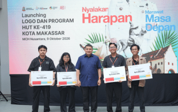 Munafri Resmi Luncurkan Logo HUT ke-419 Makassar