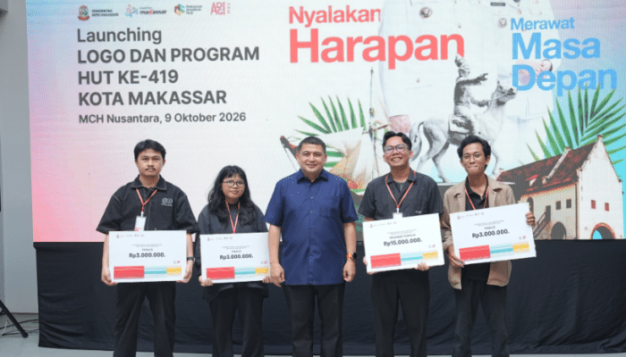 Logo HUT ke-419 Makassar Resmi Diluncurkan, Pappaseng Jadi Inspirasi Utama