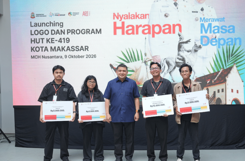 Munafri Resmi Luncurkan Logo HUT ke-419 Makassar