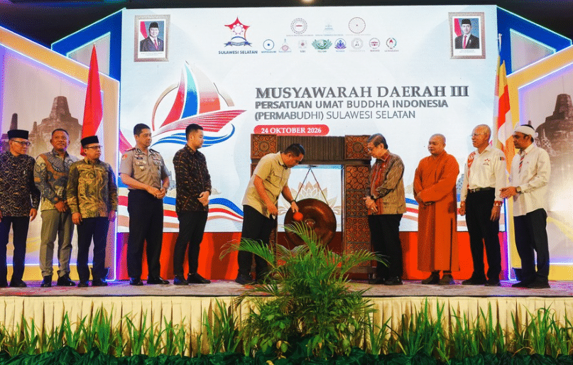 Musyawarah Daerah III Persatuan Umat Buddha Indonesia (Permabudhi) Sulawesi Selatan di Hotel Horison Makassar