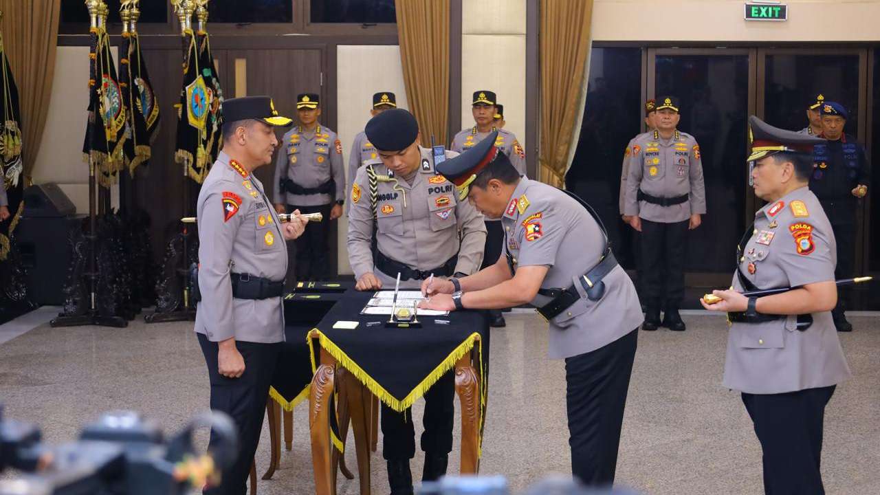 Pelantikan Kapolda Sulsel