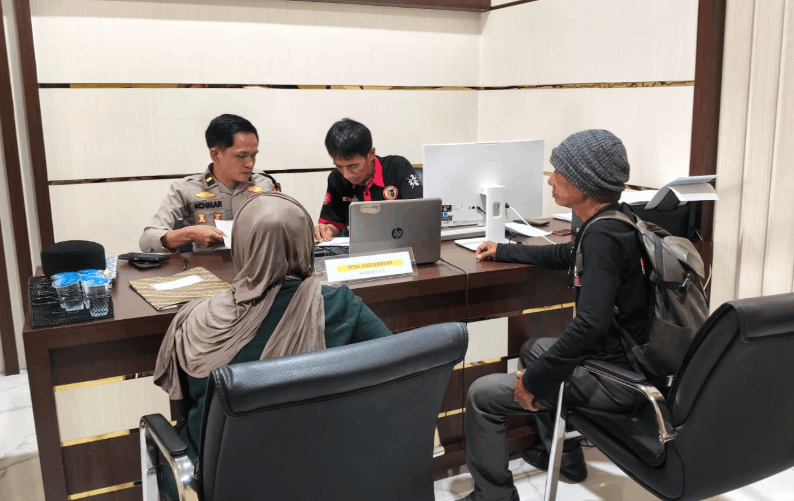 SPKT Polres Luwu Timur Layani Humanis Laporan Dugaan Mafia Tanah Hak Waris Luas 3.145 Ha